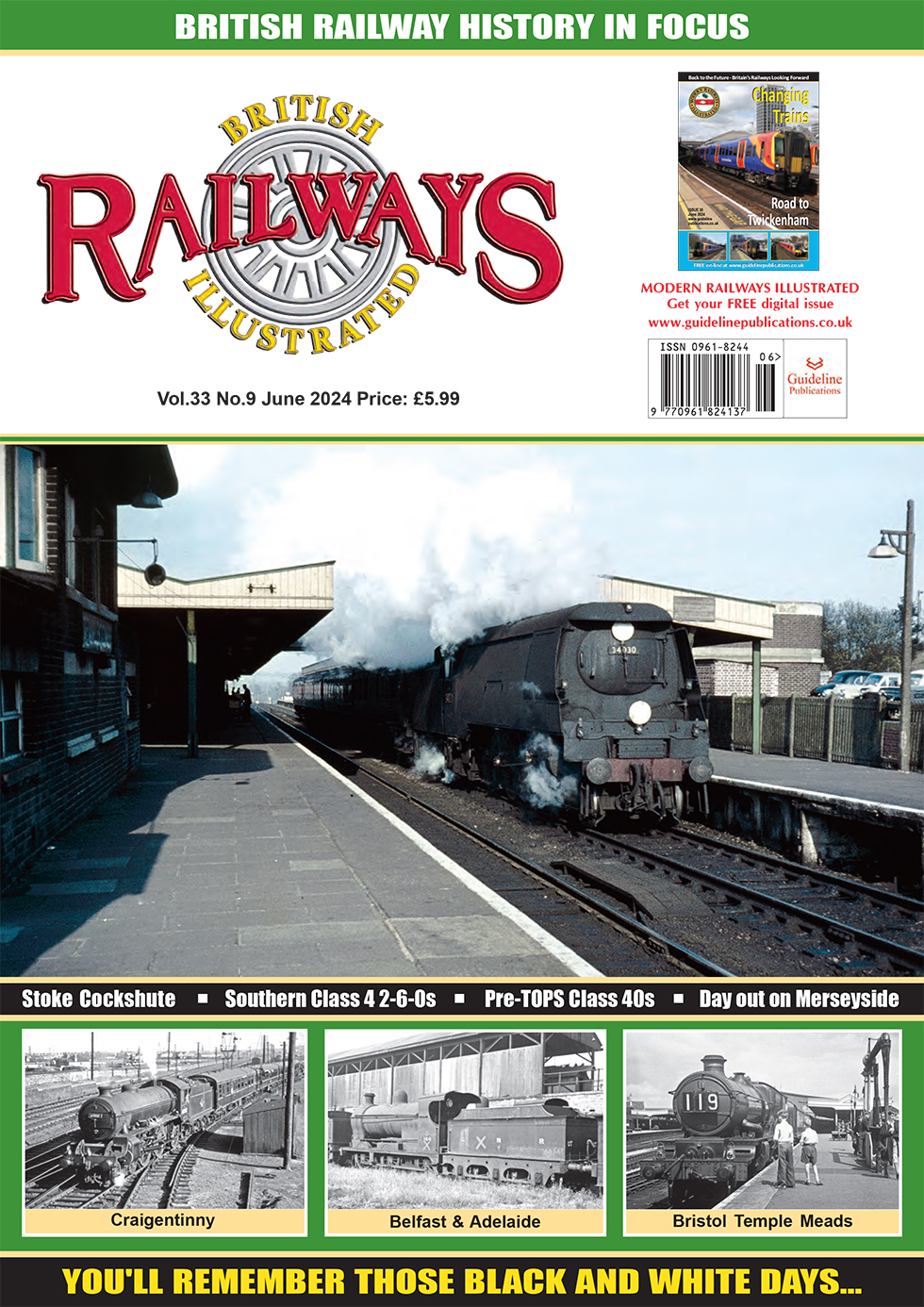 Guideline Publications Ltd British Railways Illustrated  June 2024 June 2024 
