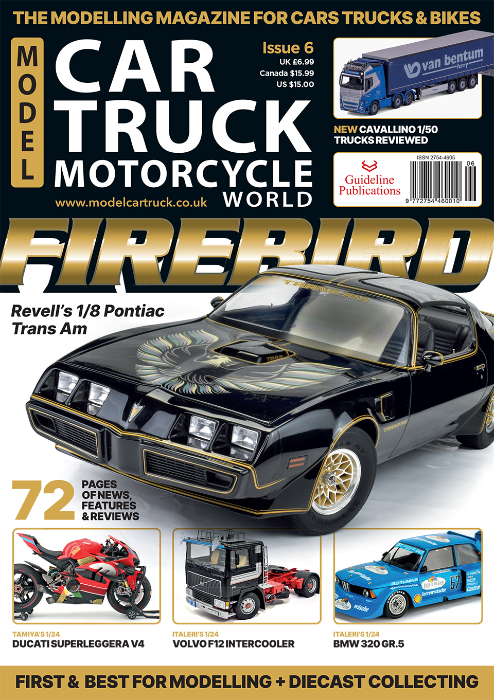 Guideline Publications Ltd Model Car Truck Motorcycle World no 6 Editor Andy Evans 