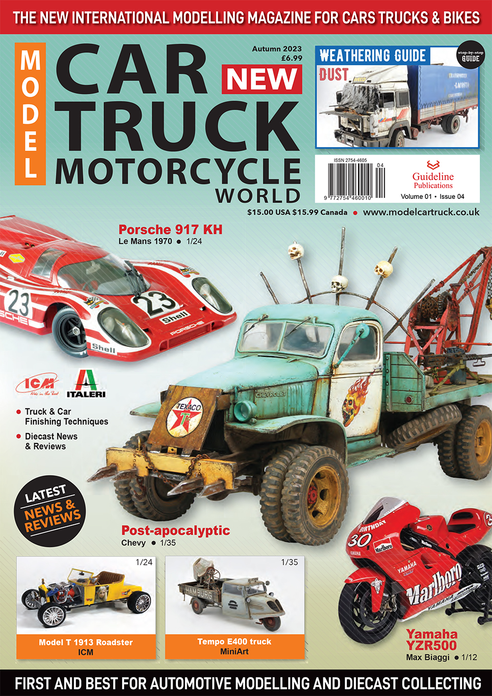 Guideline Publications Ltd Model Car Truck Motorcycle World Editor Steven Downs & Gary Hatcher 
