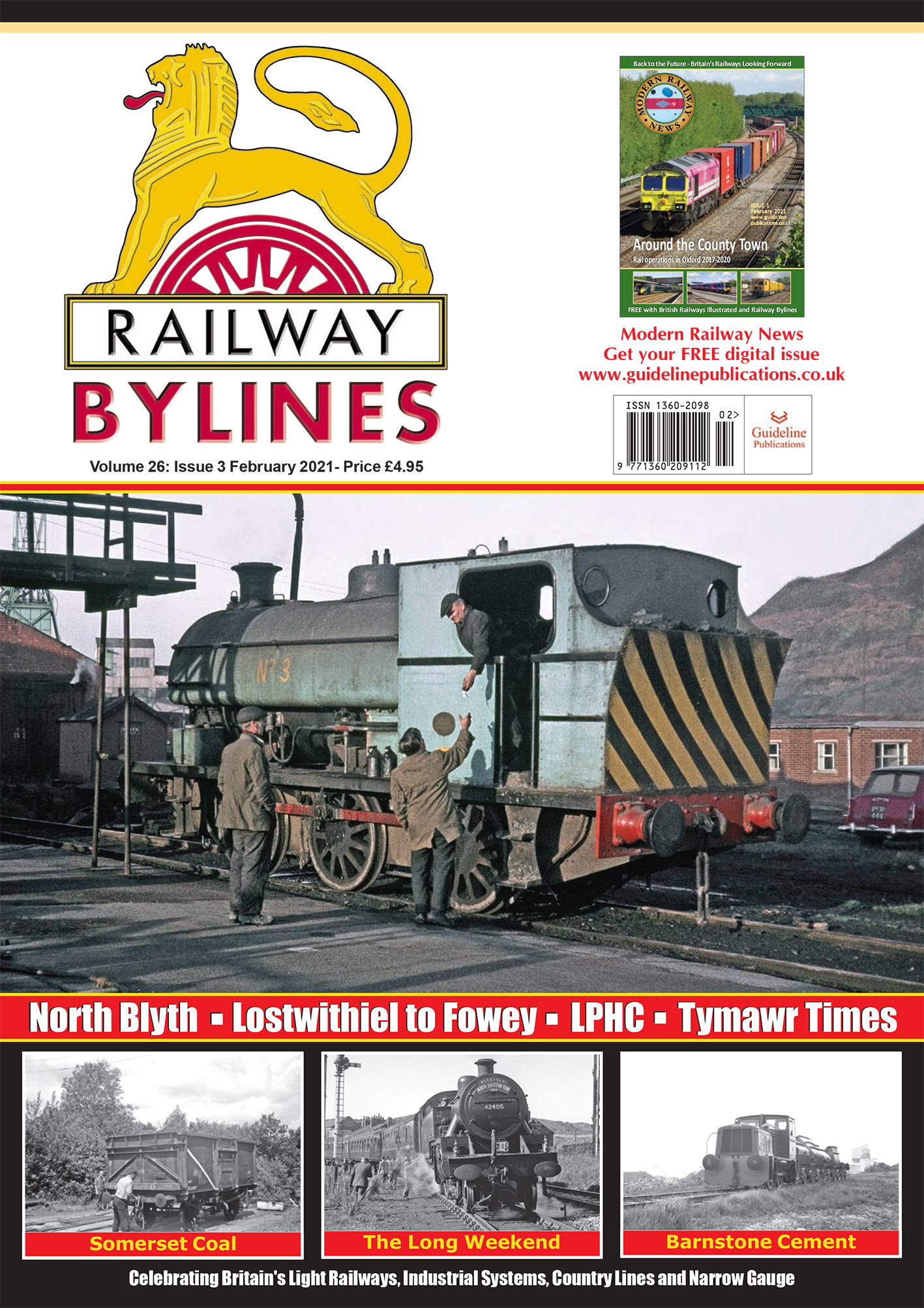 Guideline Publications Ltd Railway Bylines  vol 26 - issue 03 February 2021 