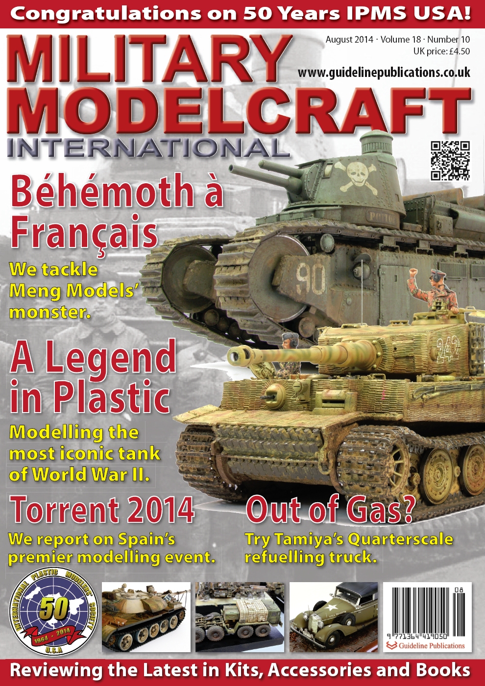 Guideline Publications Ltd Military Modelcraft August 2014 vol 18 - 10 