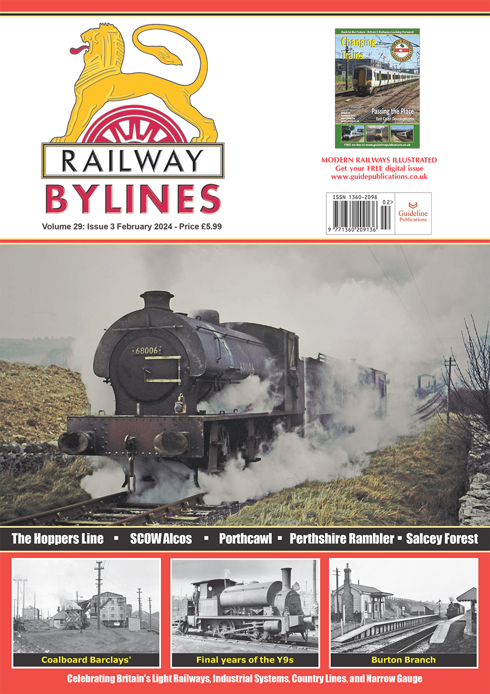 Guideline Publications Ltd Railway Bylines  vol 30 - issue 3 February 24 