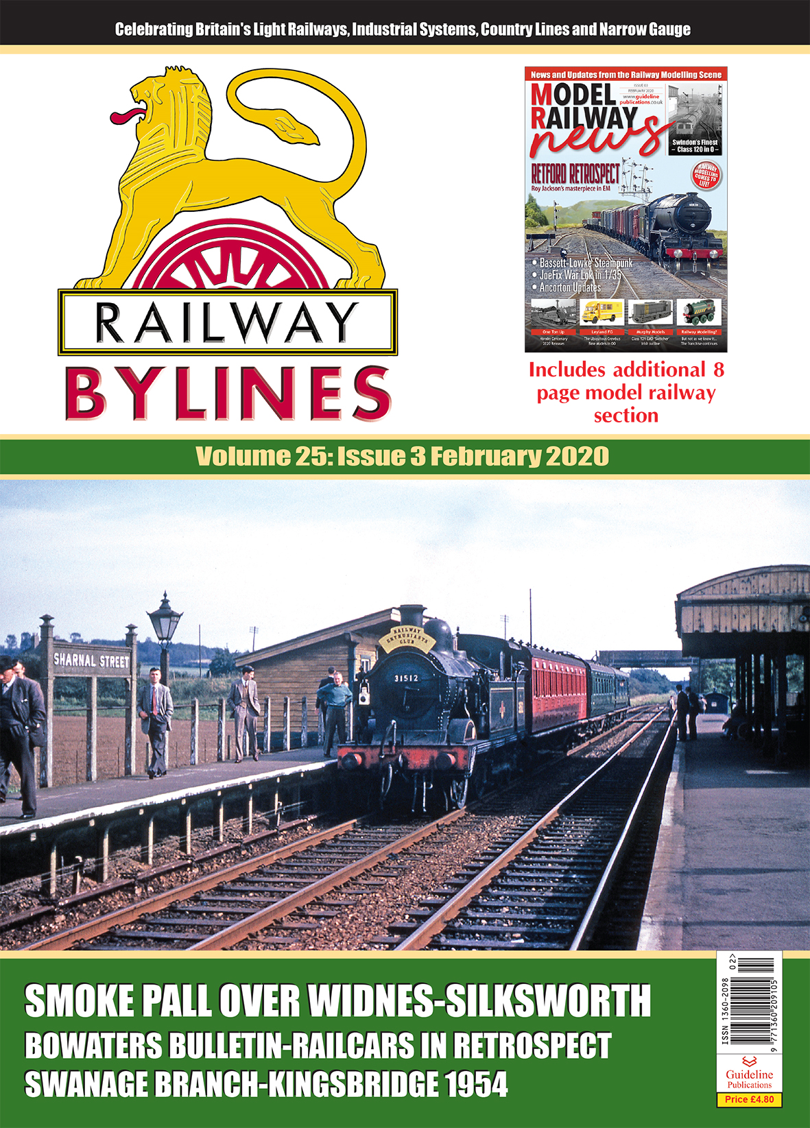 Guideline Publications Ltd Railway Bylines  vol 25 - issue 3 February 2020 