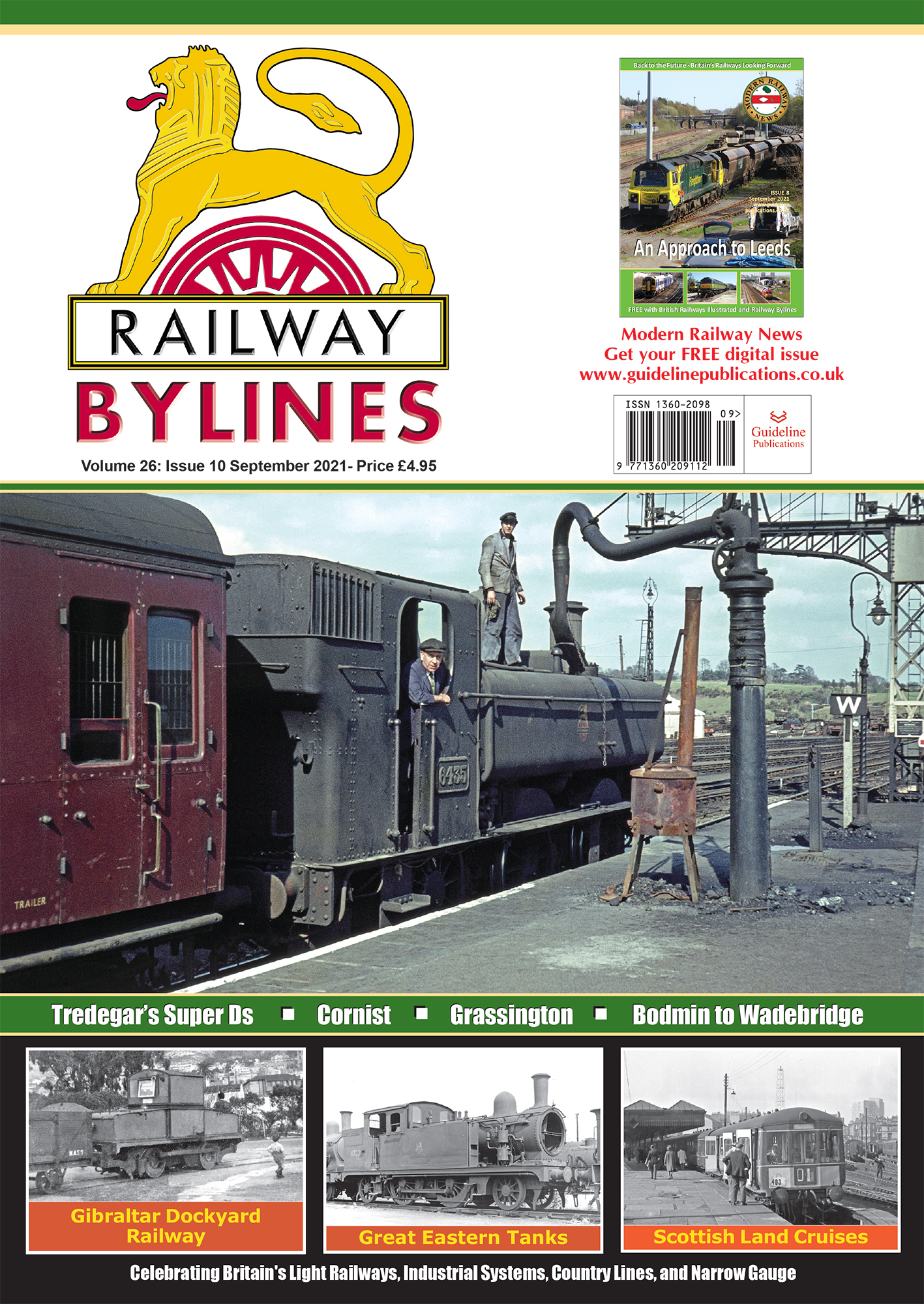 Guideline Publications Ltd Railway Bylines  vol 26 - issue 10 September 21 