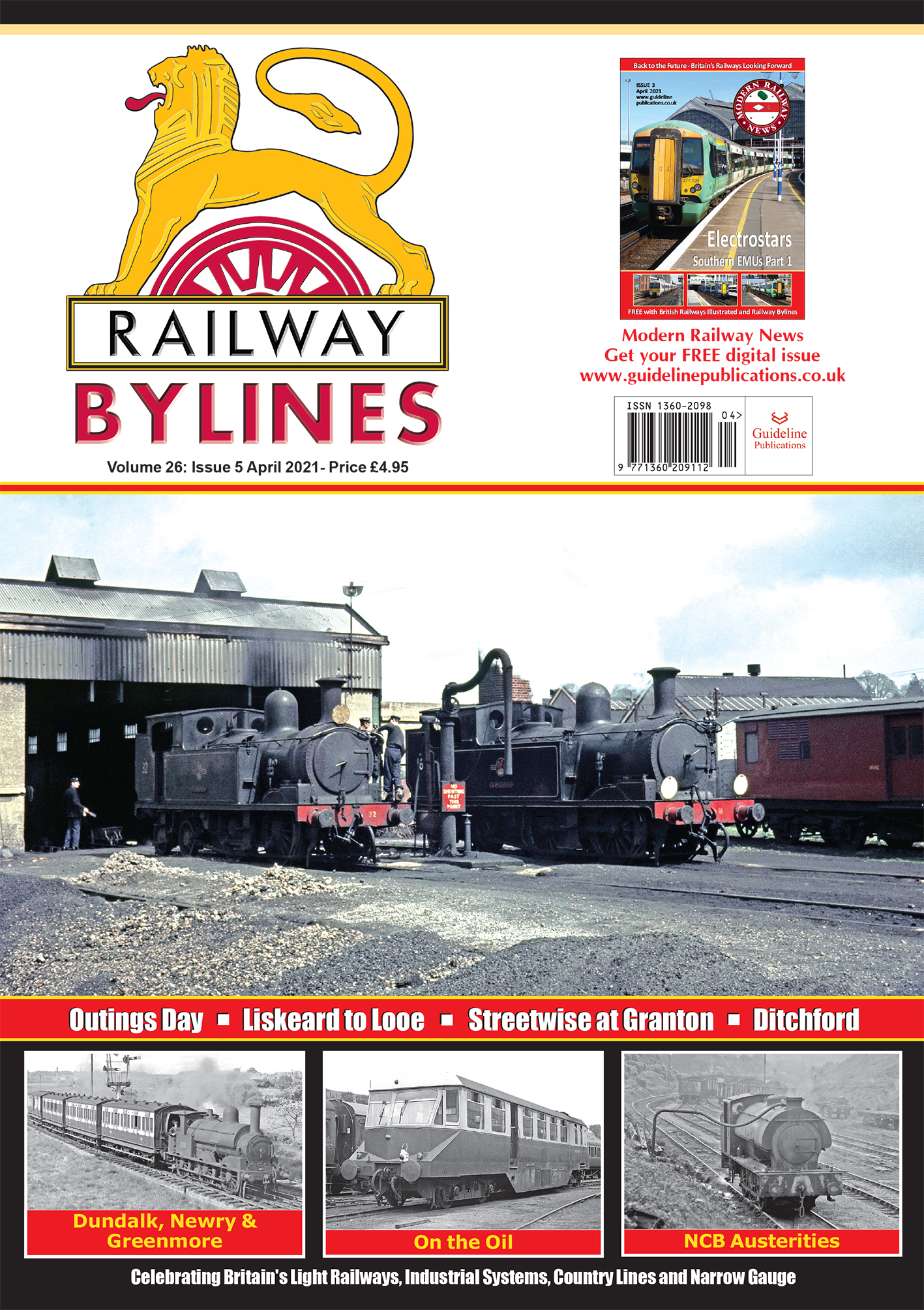 Guideline Publications Ltd Railway Bylines  vol 26 - issue 05 April2021 