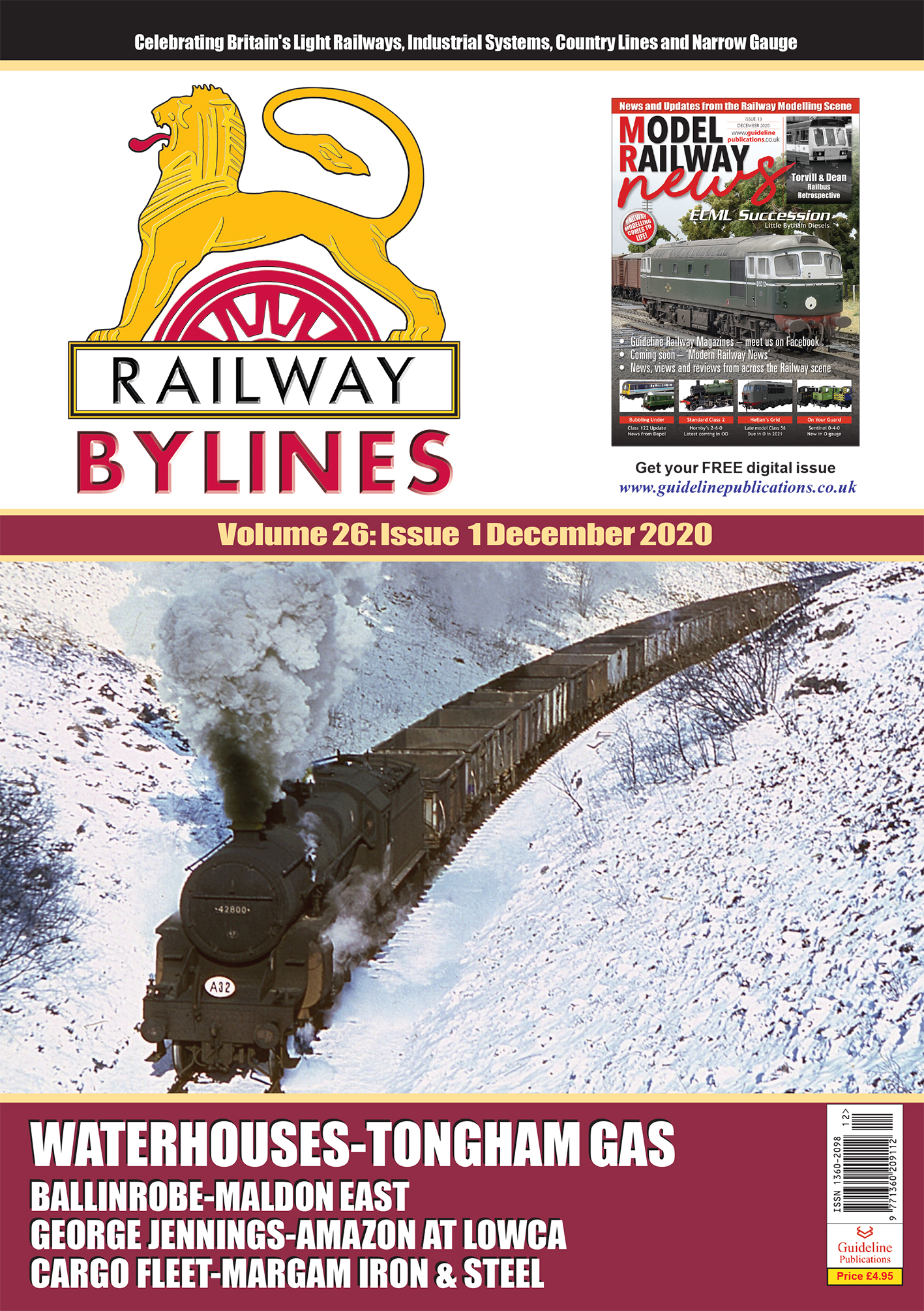Guideline Publications Ltd Railway Bylines  vol 26 - issue 01 December 2020 