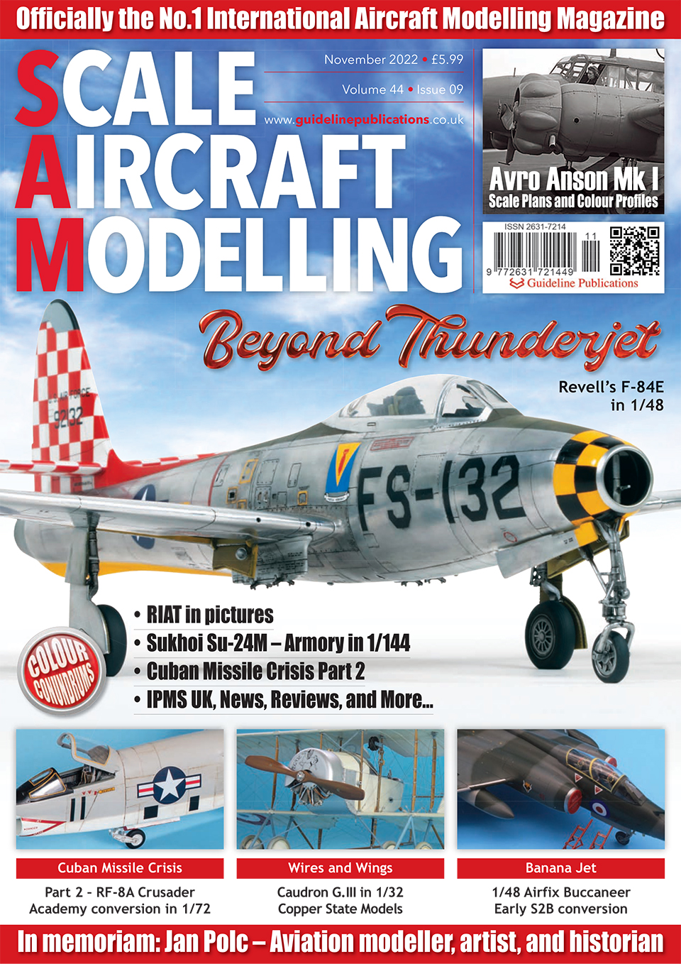 Guideline Publications Ltd Scale Aircraft Modelling Nov 22 Vol 44-09 