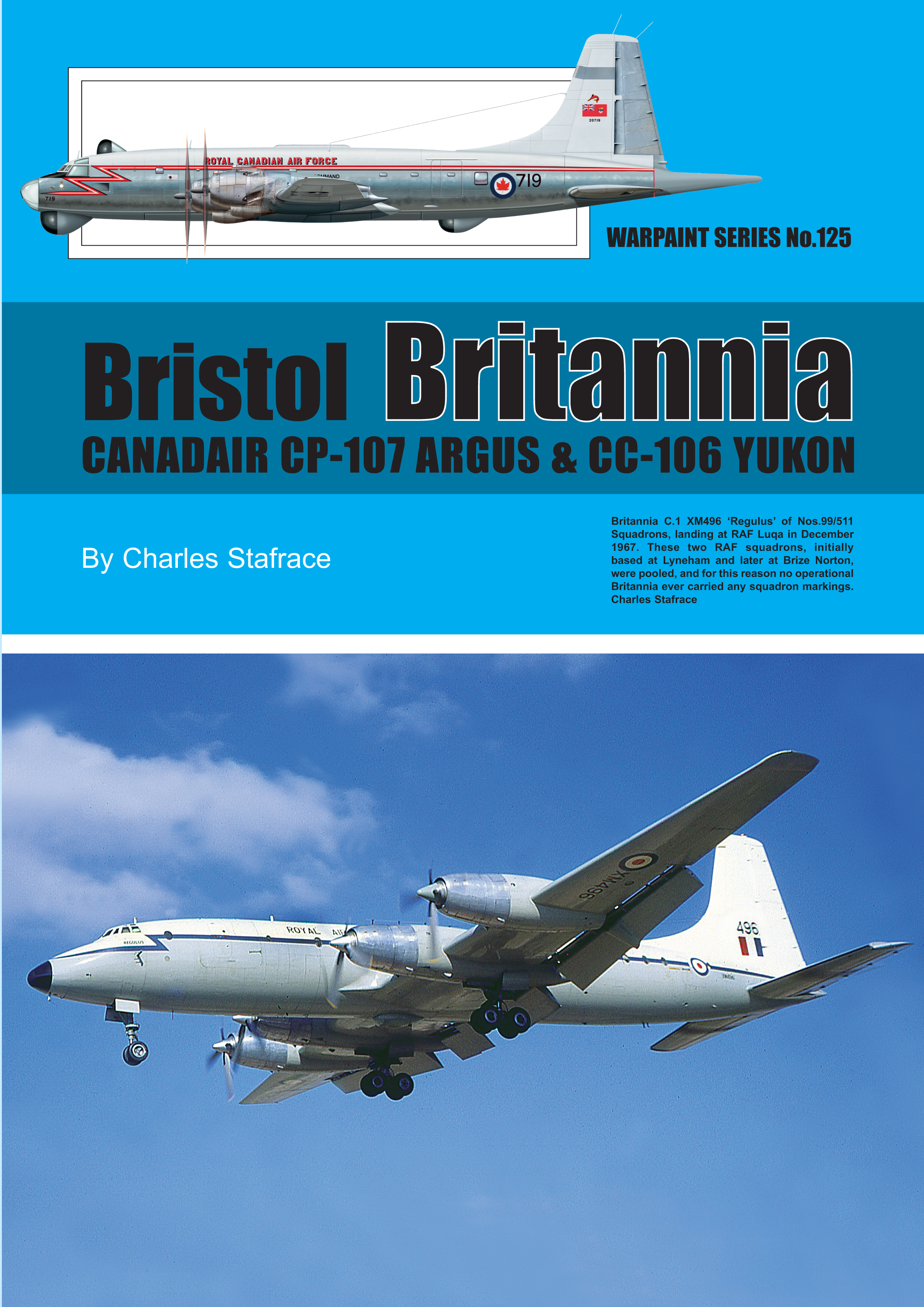 Guideline Publications Ltd 125 Bristol Britannia Canadair CP-107 Argus & CC-106 Yukon 