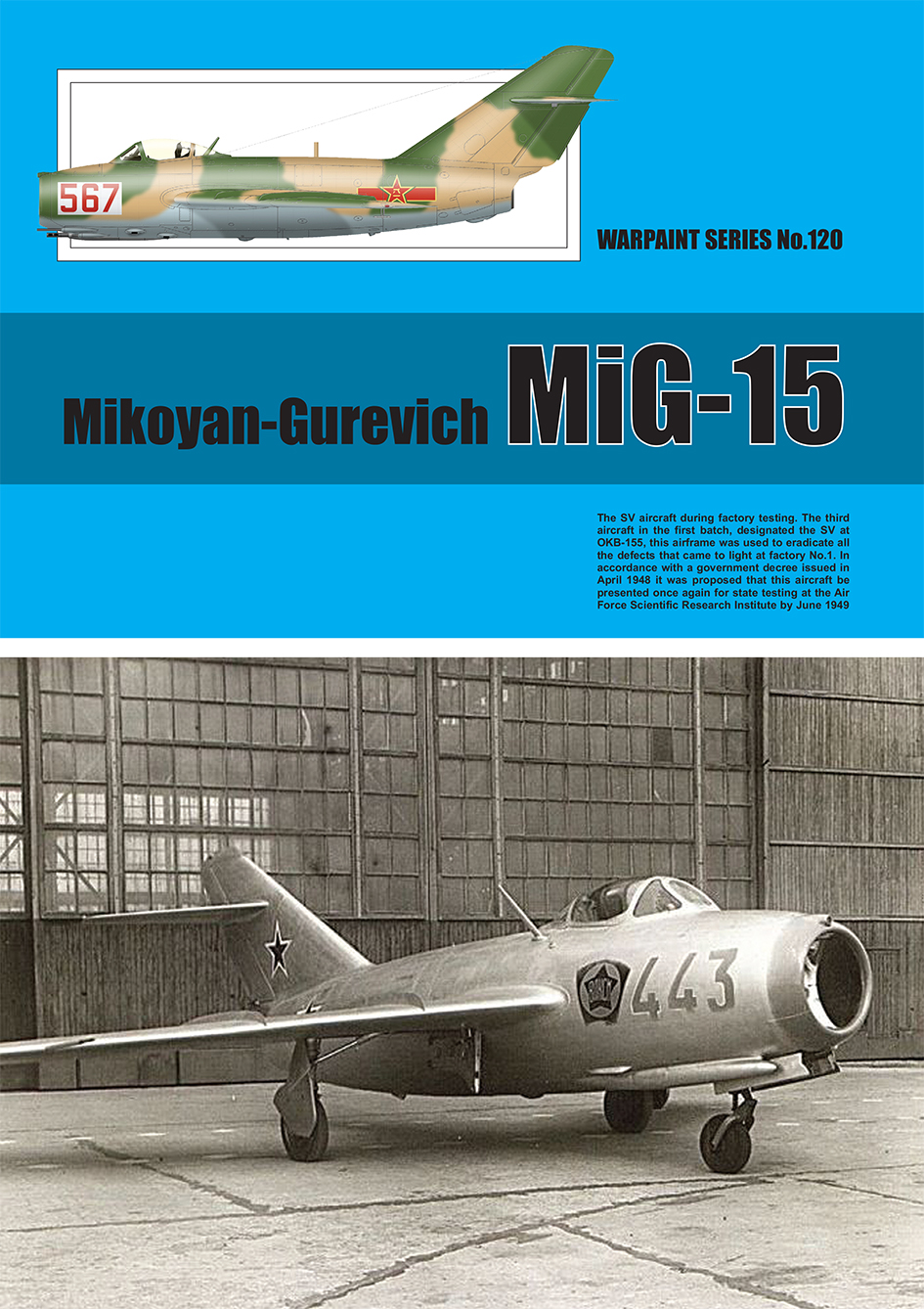 Guideline Publications Ltd Mikoyan-Gurevich MIG-15 Warpaint 120 